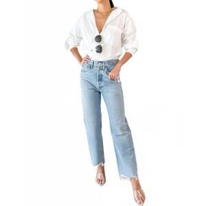 NEW CISSA the wrap shirt in optic white